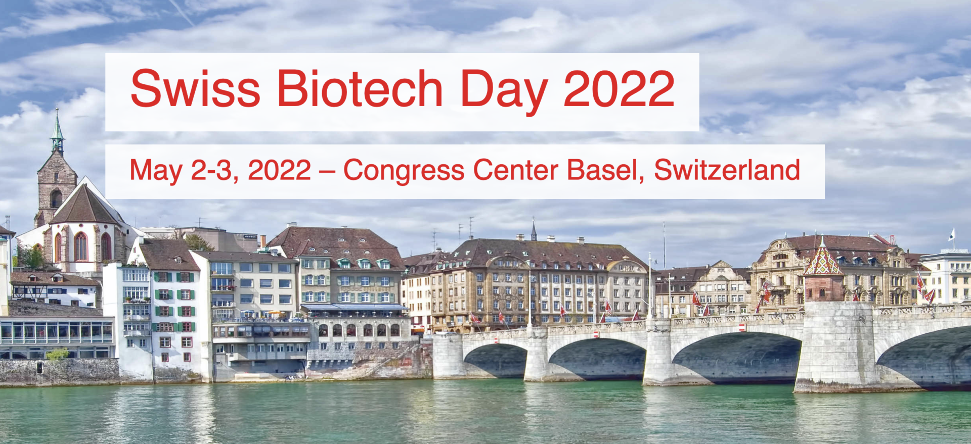 Meet us at Swiss Biotech Day, 2-3 May, Basel
